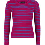 YDENCE YDENCE  - Gebreide top Devina fuchsia purple/blue