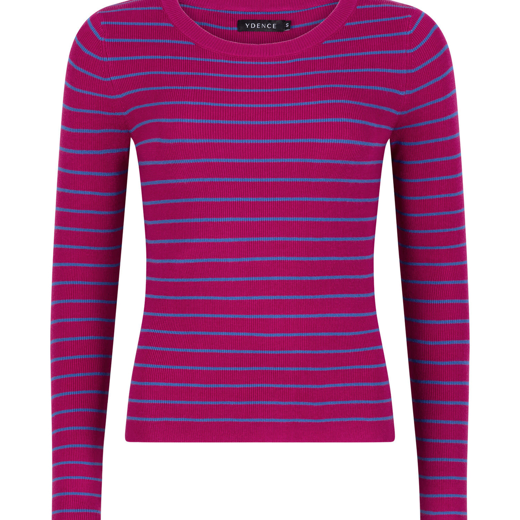 YDENCE YDENCE  - Gebreide top Devina fuchsia purple/blue