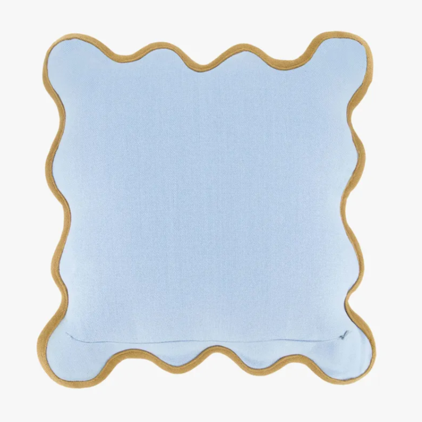 ZUSSS ZUSSS - Kussen schulp 45x45cm blauw/camel