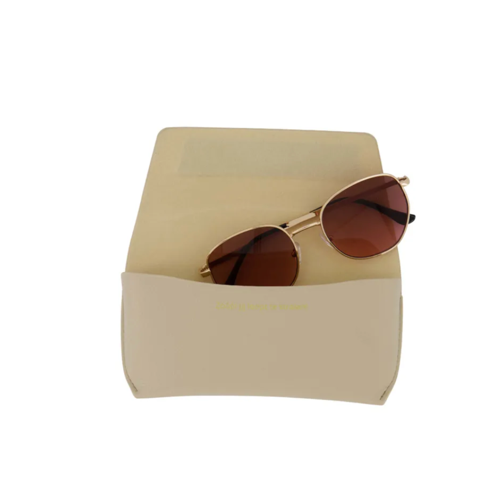 ZUSSS ZUSSS - Zonnebril piloten model goud