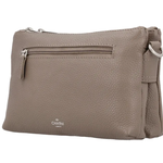 CHARM LONDON Charm London - Washington Schoudertas Taupe leer