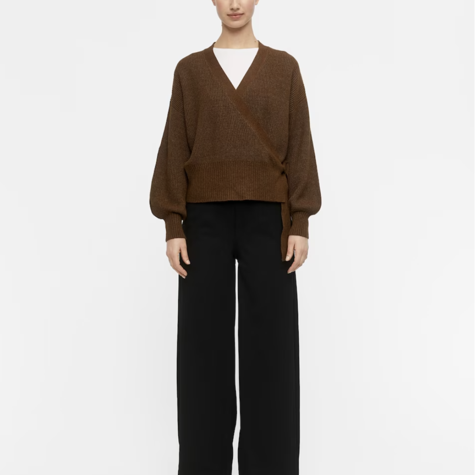 OBJECT OBJECT - Wikkelvestje  Malena  dark earth