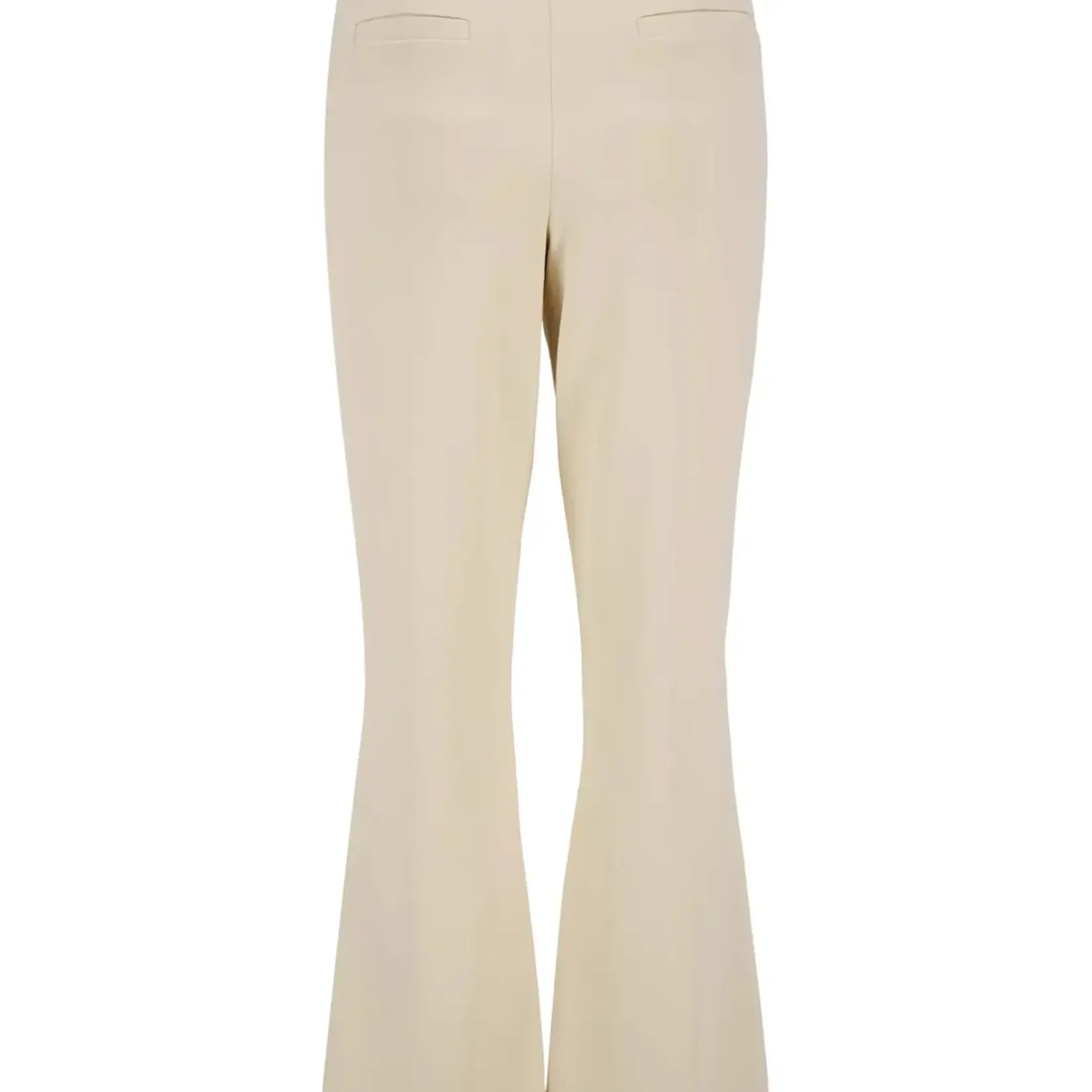 ZUSSS ZUSSS - Broek scuba stretch recht model off white