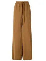 ZUSSS ZUSSS - Modal broek recht model camel MAAT XS