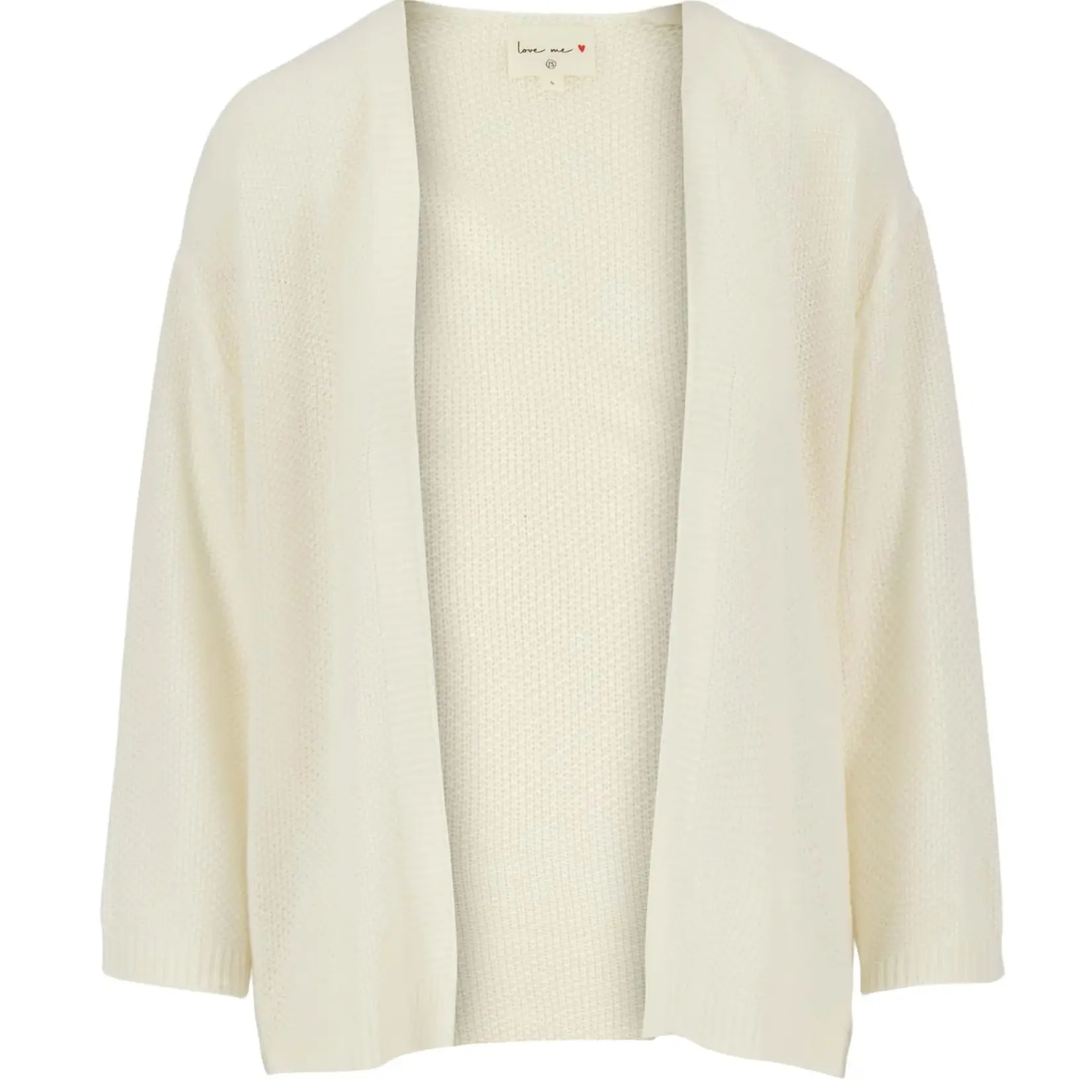 ZUSSS ZUSSS - Vest openvallend off white