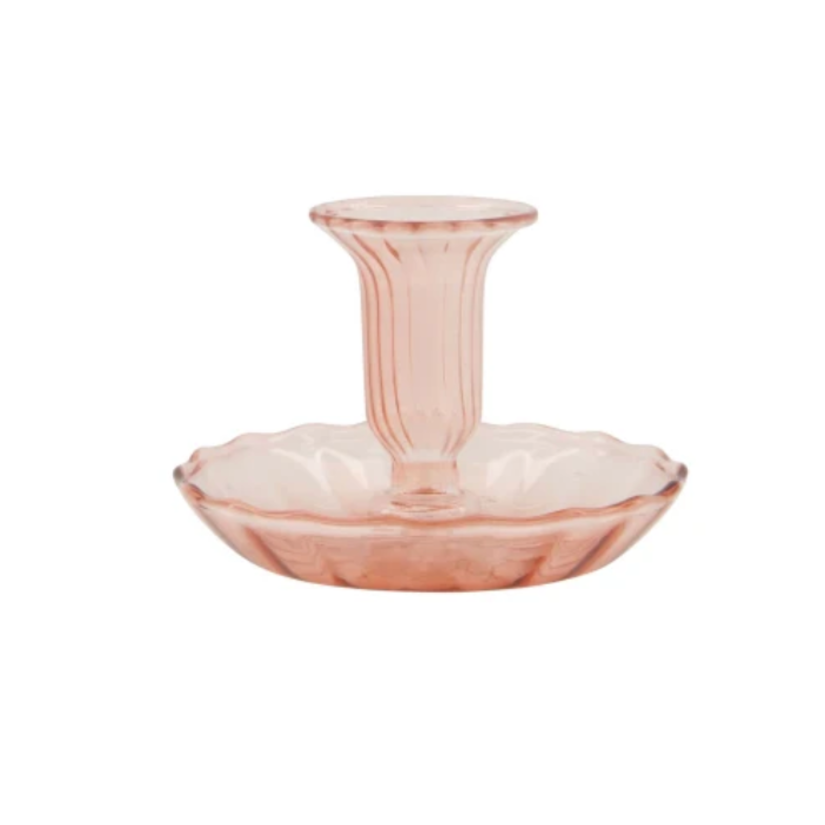 ZUSSS ZUSSS - Kandelaar glas schotel roze