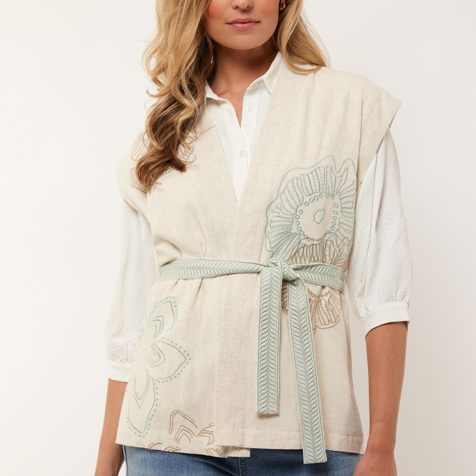 G-MAXX G-MAXX - Gilet Corey sand/green MAAT M