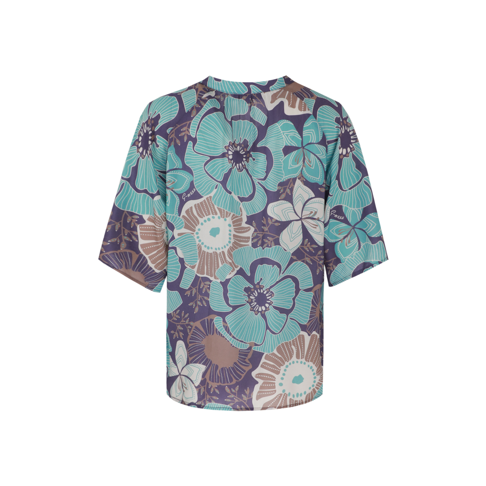 G-MAXX G-MAXX - Top Giselle gray grape/mint green MAAT S