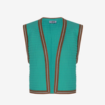 FLURESK FLURESK - Gilet Danica Tropical Aqua