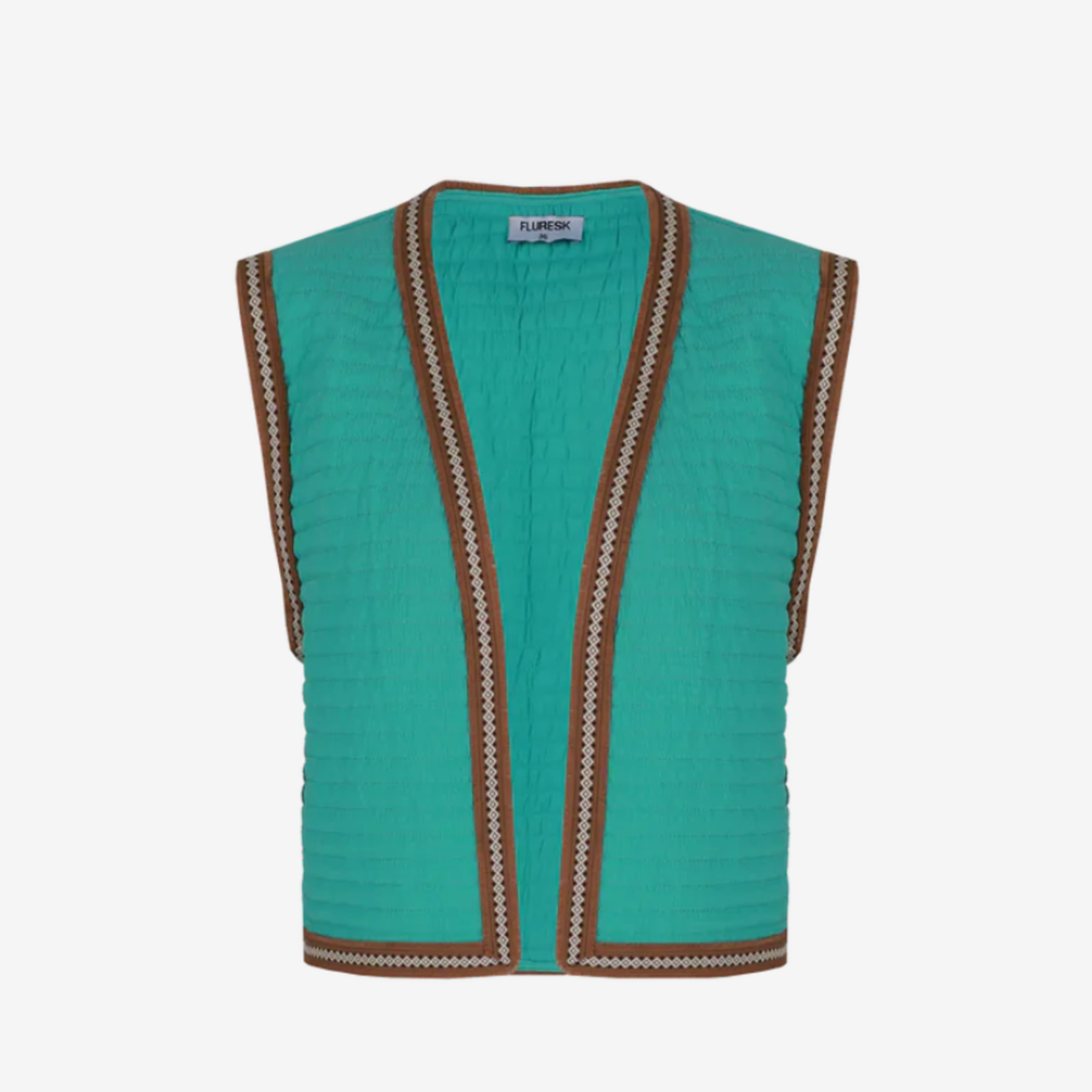 FLURESK FLURESK - Gilet Danica Tropical Aqua