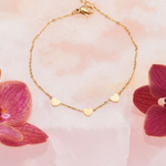 MY JEWELLERY MY JEWELLERY - Armband met 3 hartjes goud