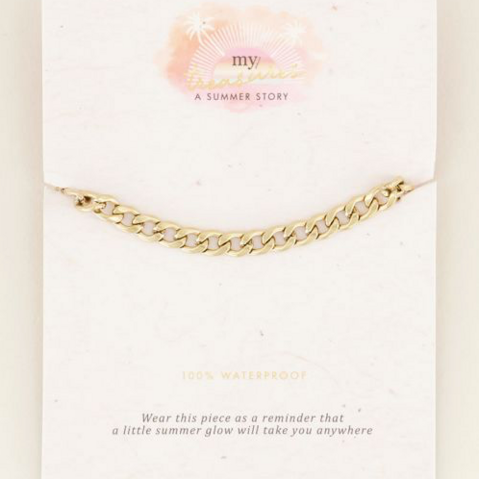 MY JEWELLERY MY JEWELLERY - Armbandje schakels goud