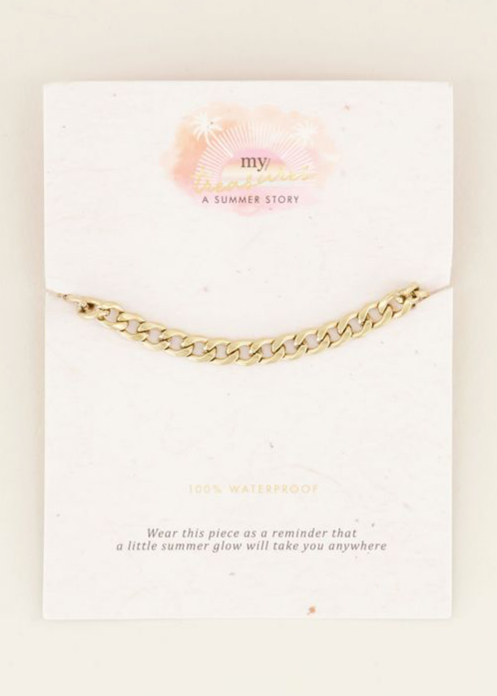 MY JEWELLERY MY JEWELLERY - Armbandje schakels goud