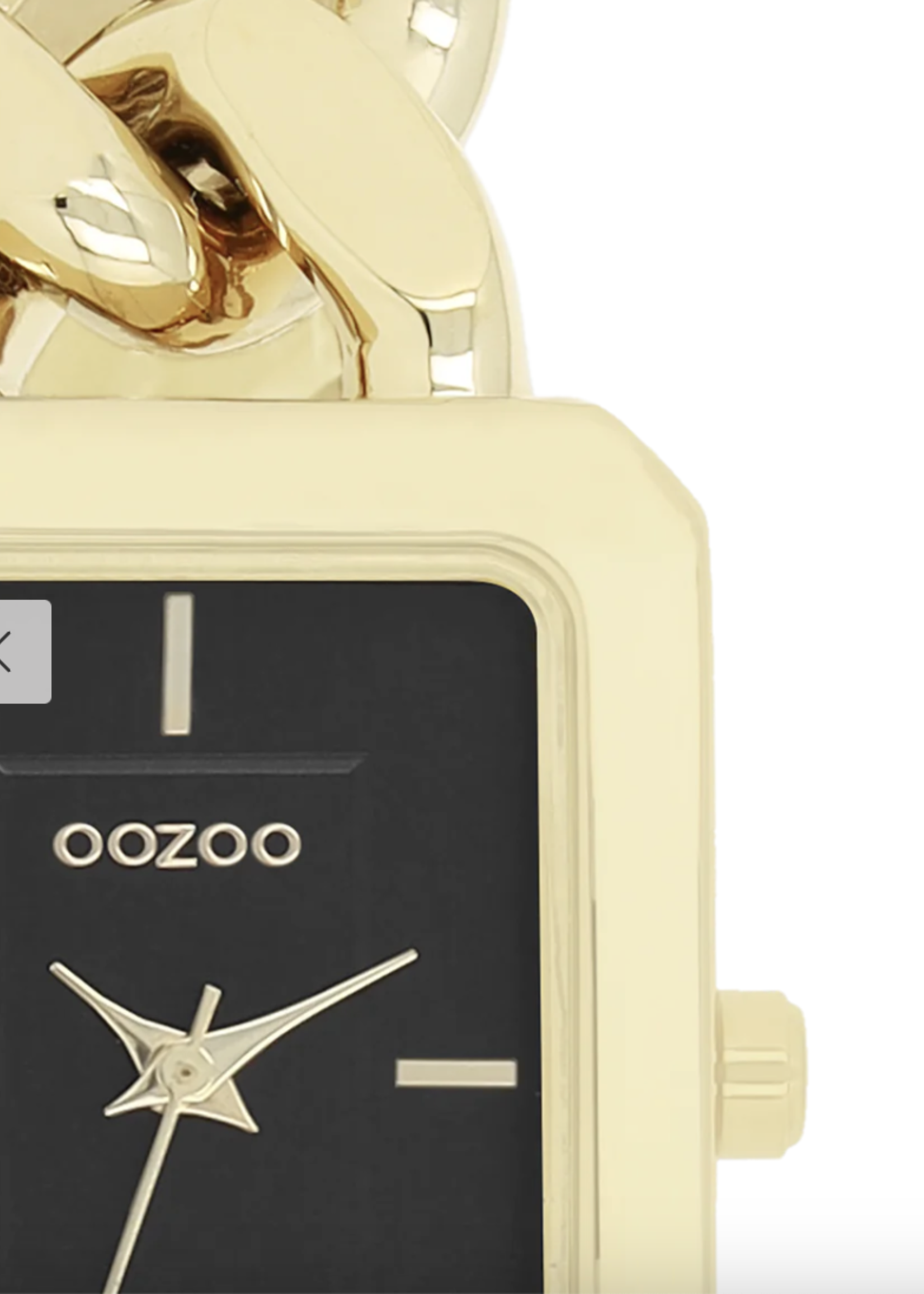 OOZOO OOZOO - Horloge met goudkleurige schakelarmband - C11274