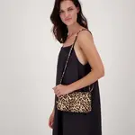 ZUSSS ZUSSS - Tas suedine panterprint