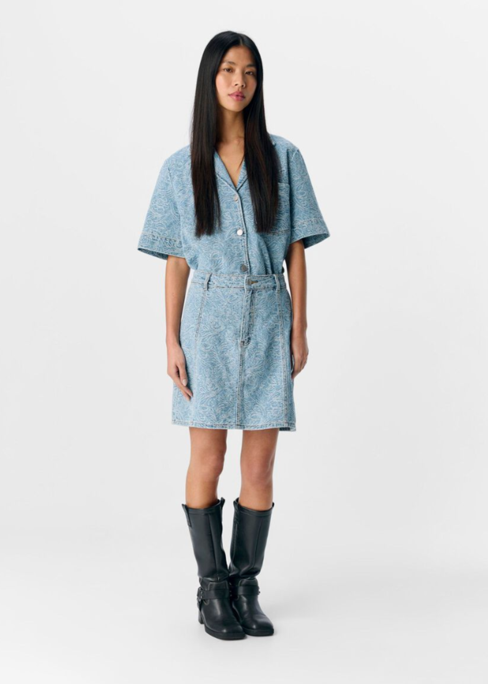 OBJECT OBJECT - Rok Mirwa denim light blue