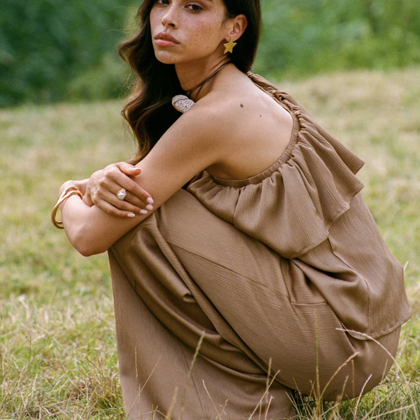 FLURESK FLURESK - Top Brean khaki