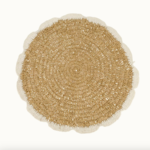ZUSSS ZUSSS - Placemat geschulpt naturel/ecru