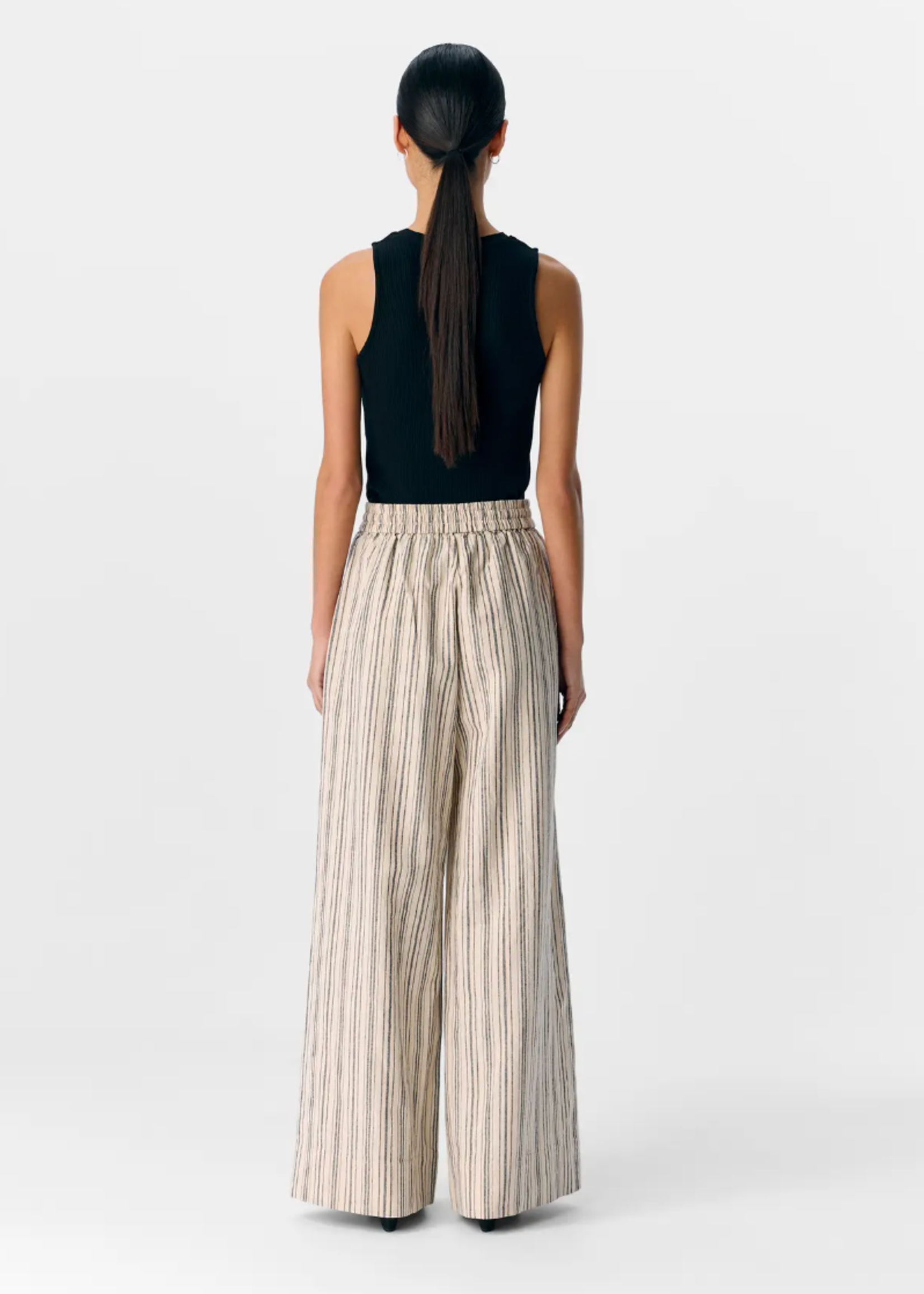 OBJECT OBJECT - Broek Viggo sandshell/black