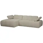 WOOOD EXCLUSIVE WOOOD - MOJO Chaise longue bank links bouclé beige melange