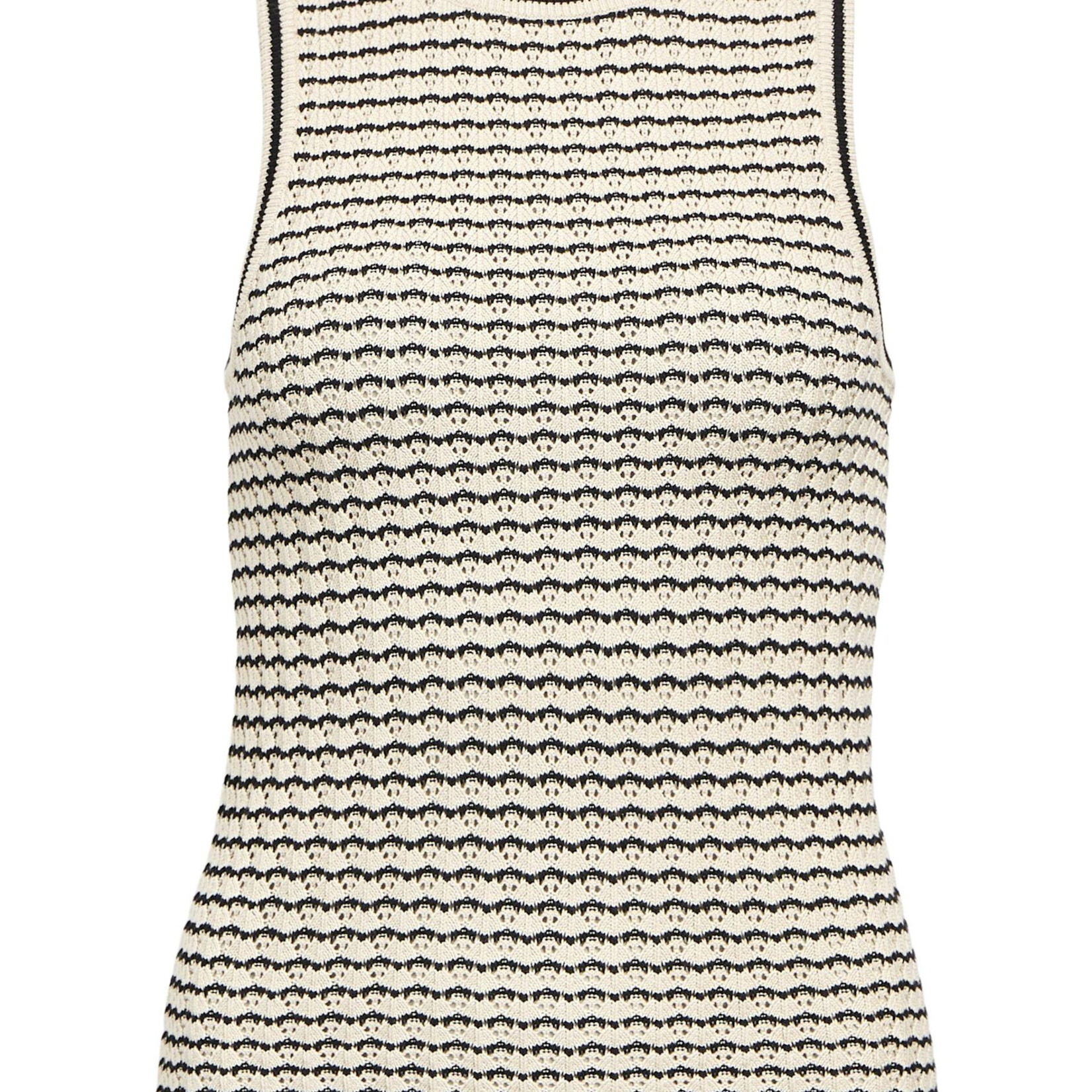 OBJECT OBJECT -  Tank top ester pattern sandshell/black MAAT XS