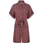 FLURESK FLURESK - Playsuit lysandra deep purple.shamrock green