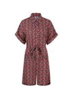 FLURESK FLURESK - Playsuit lysandra deep purple.shamrock green