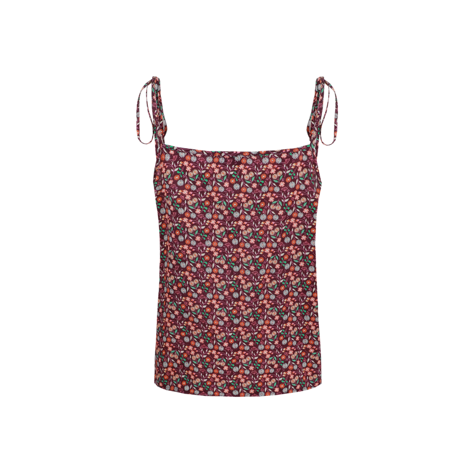 FLURESK FLURESK - Singlet Aveline deep purple/shamrok green