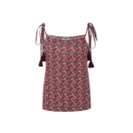 FLURESK FLURESK - Singlet Aveline deep purple/shamrok green