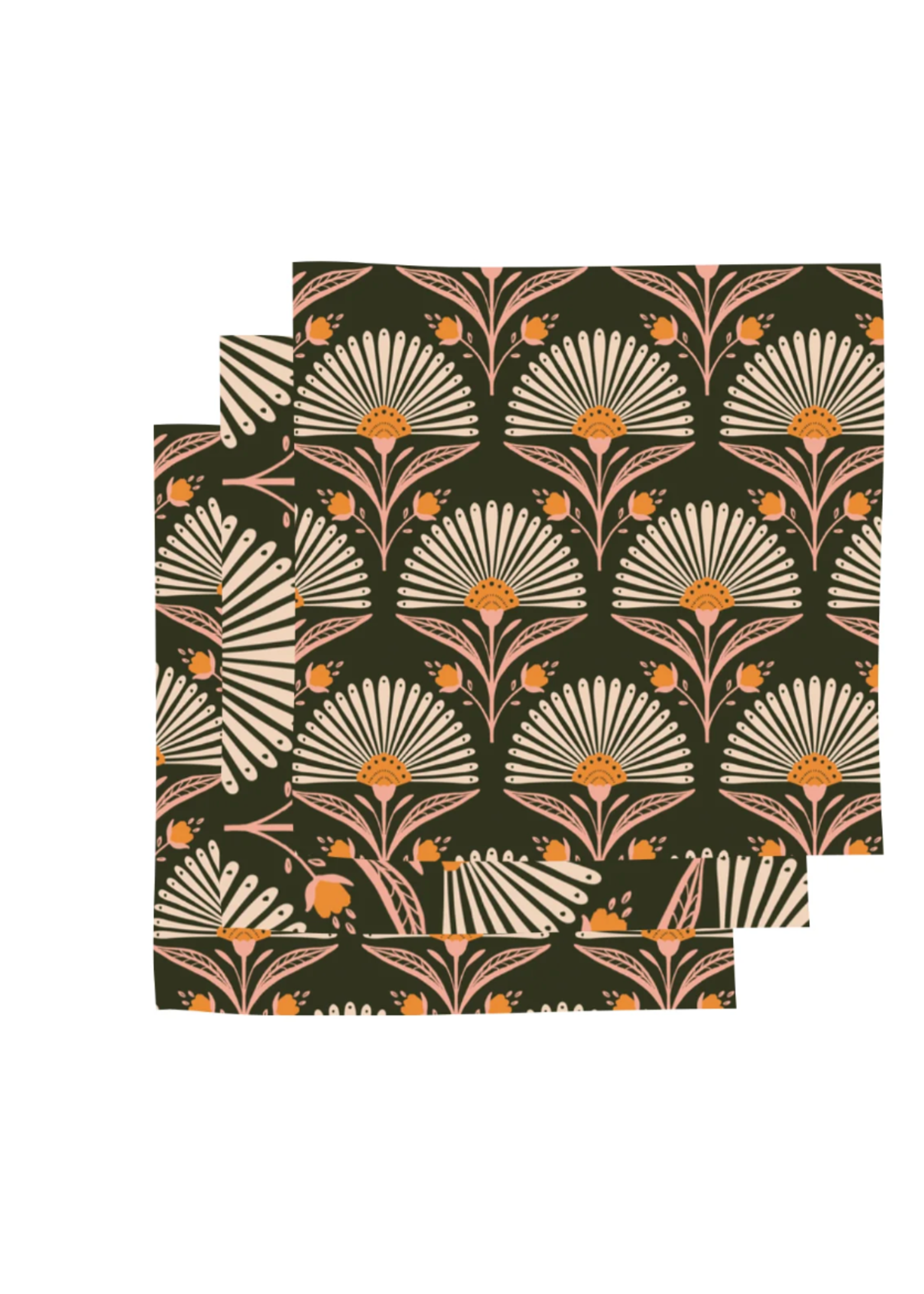 BUBBLE & BLEND BUBBLE & BLEND - Vaatdoek Set - 3 stuks Harmony folk