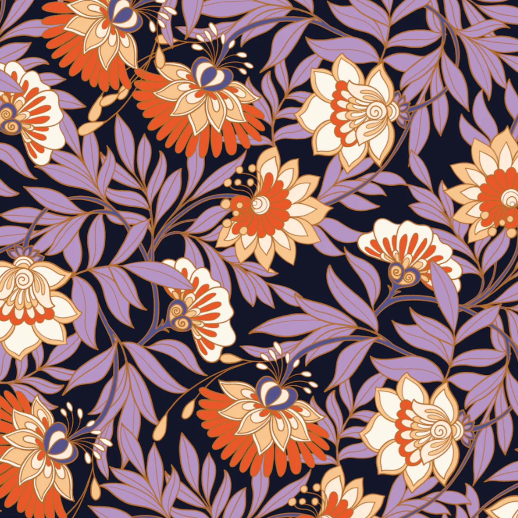 BUBBLE & BLEND BUBBLE & BLEND - Keukendoek Majestic Mulberry