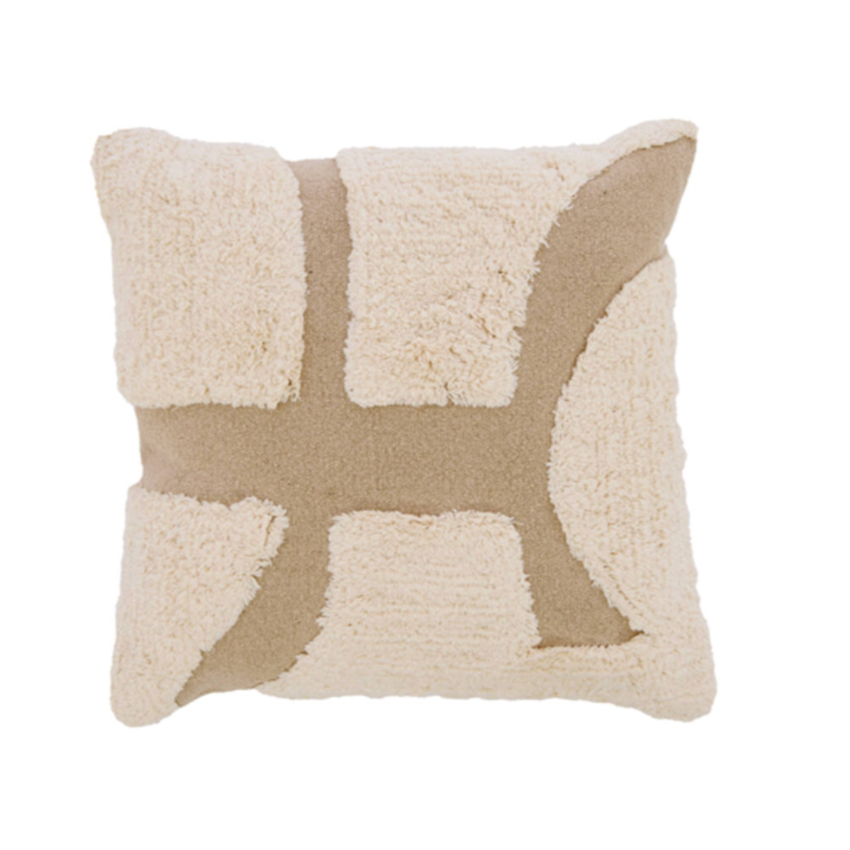 Kussen 45x45 cm creme zand
