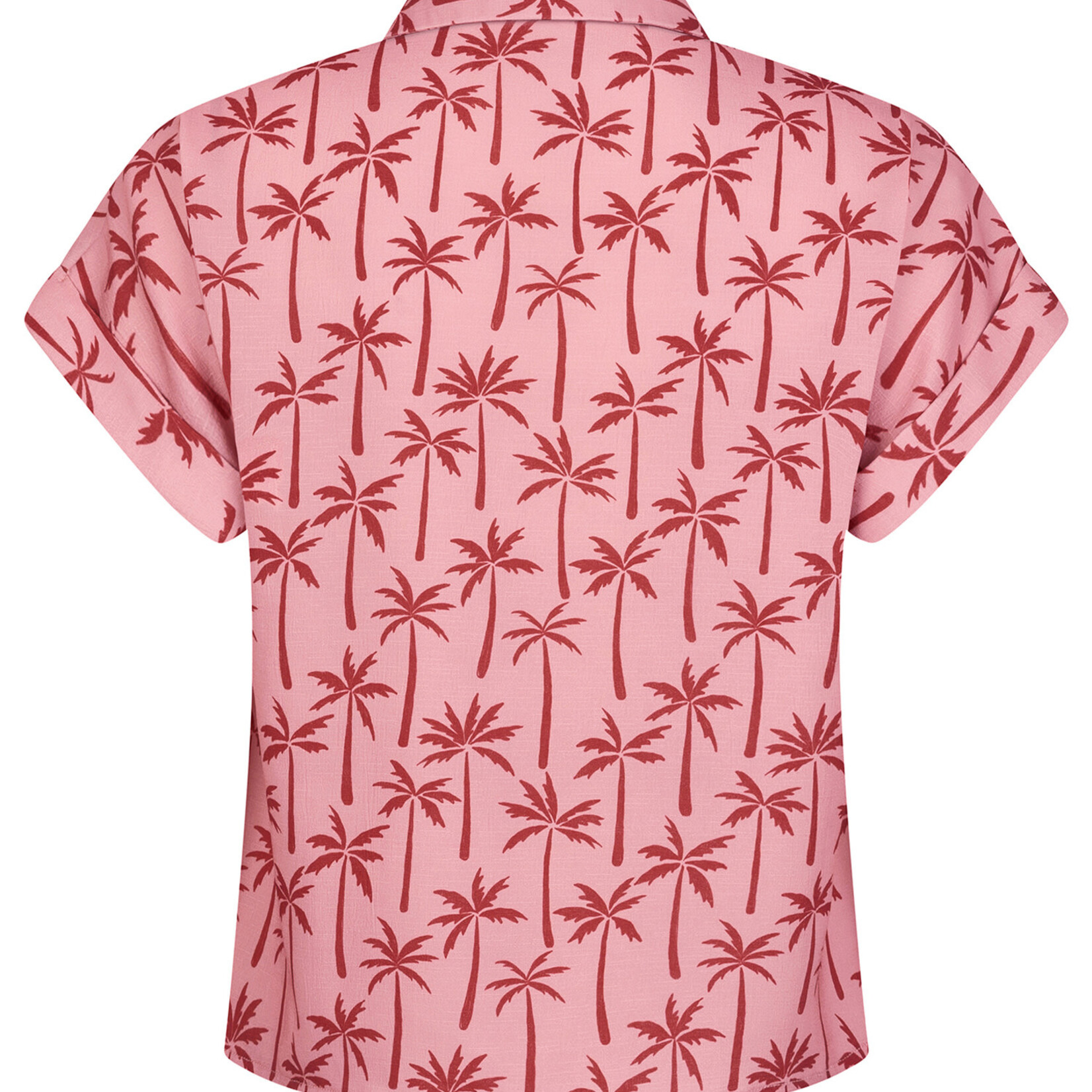 YDENCE YDENCE - Blouse Tina pink palms MAAT S