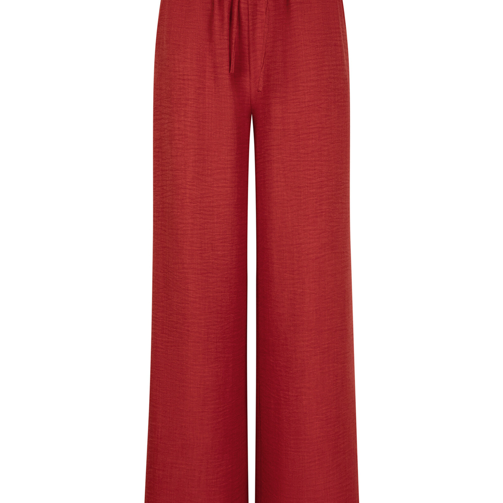 YDENCE YDENCE - Broek Marielle Stone red MAAT XXL