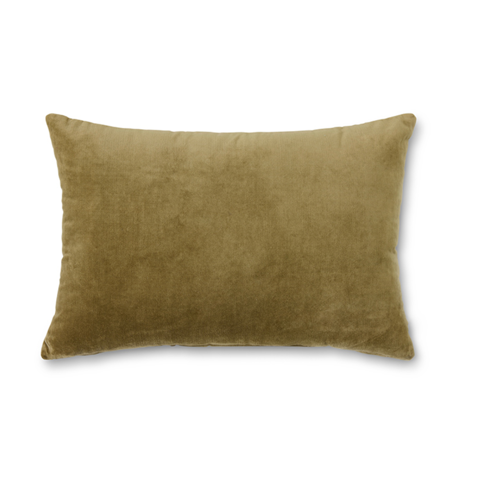 HKLIVING HKLIVING - Kussen fluweel army green 60x40cm TCU0020