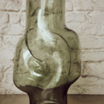 HKLIVING HKLIVING - Gleam glass high vase olive AVG0009