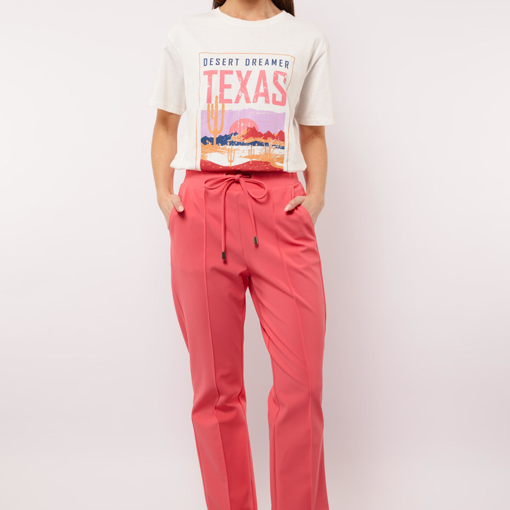 FLURESK FLURESK - Pants Sem sunkissed Coral