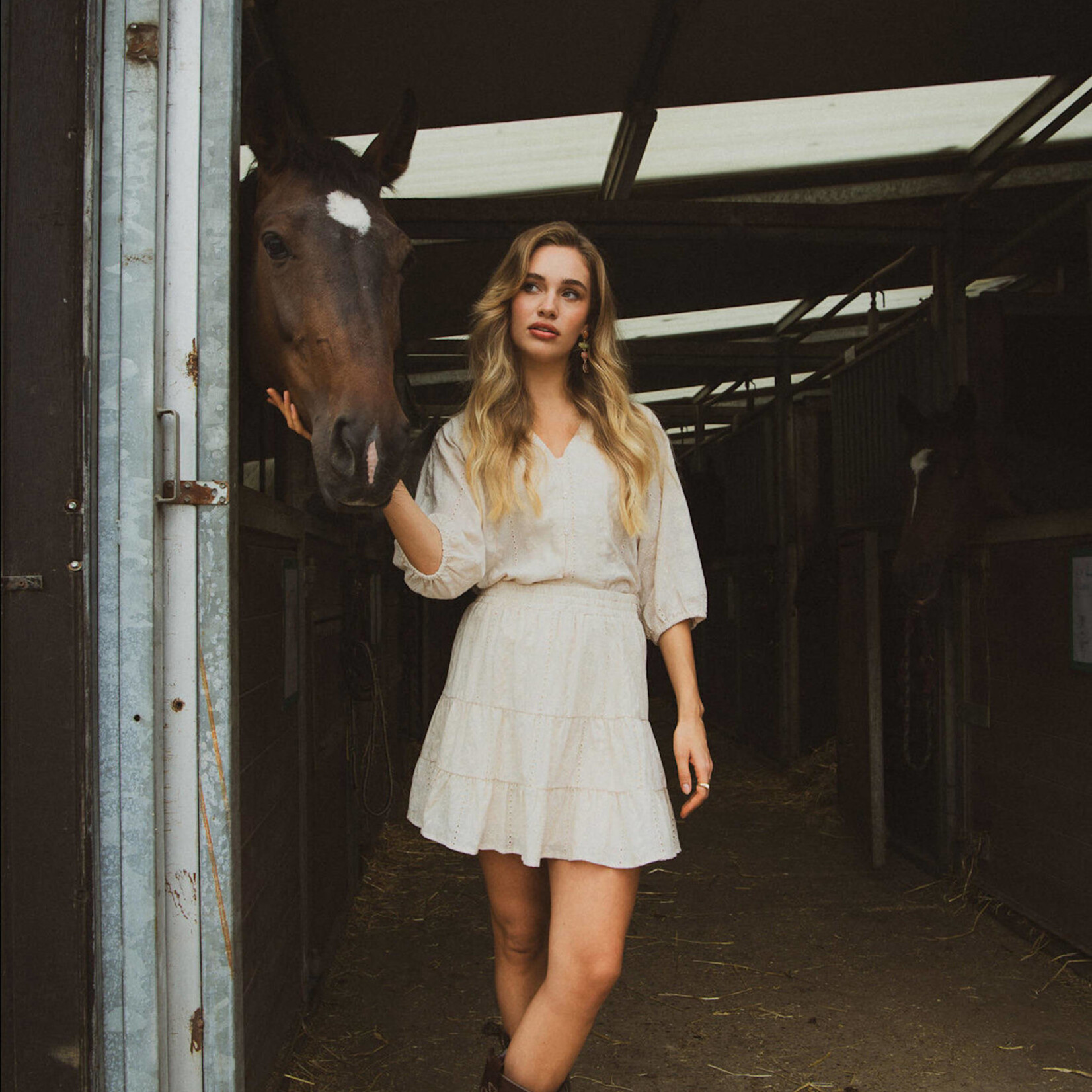 FLURESK FLURESK - Skirt Athene Sand