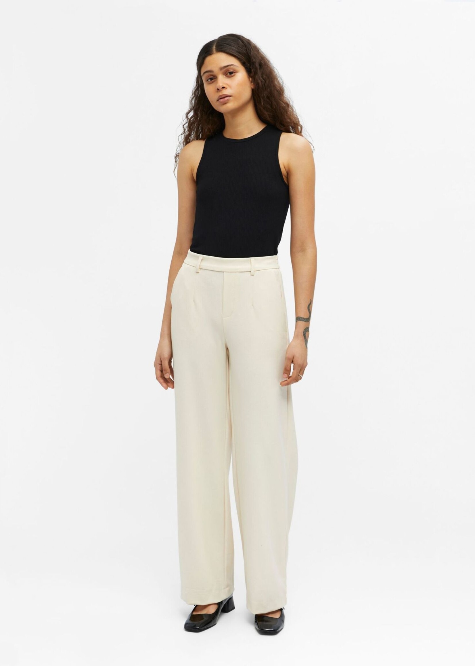 OBJECT OBJECT - Lisa wide pants noos sandshell