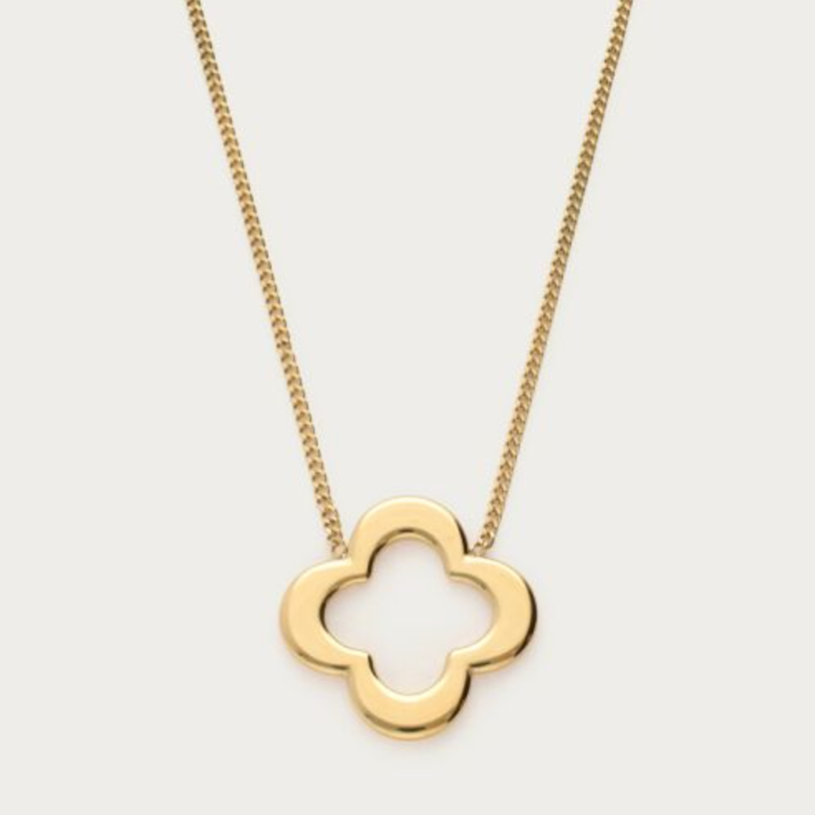 MY JEWELLERY MY JEWELLERY - Ketting met grote klaver goud