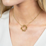 MY JEWELLERY MY JEWELLERY - Ketting met grote klaver goud