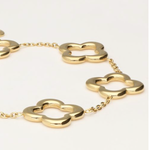 MY JEWELLERY MY JEWELLERY - Armband met vijf klavers goud