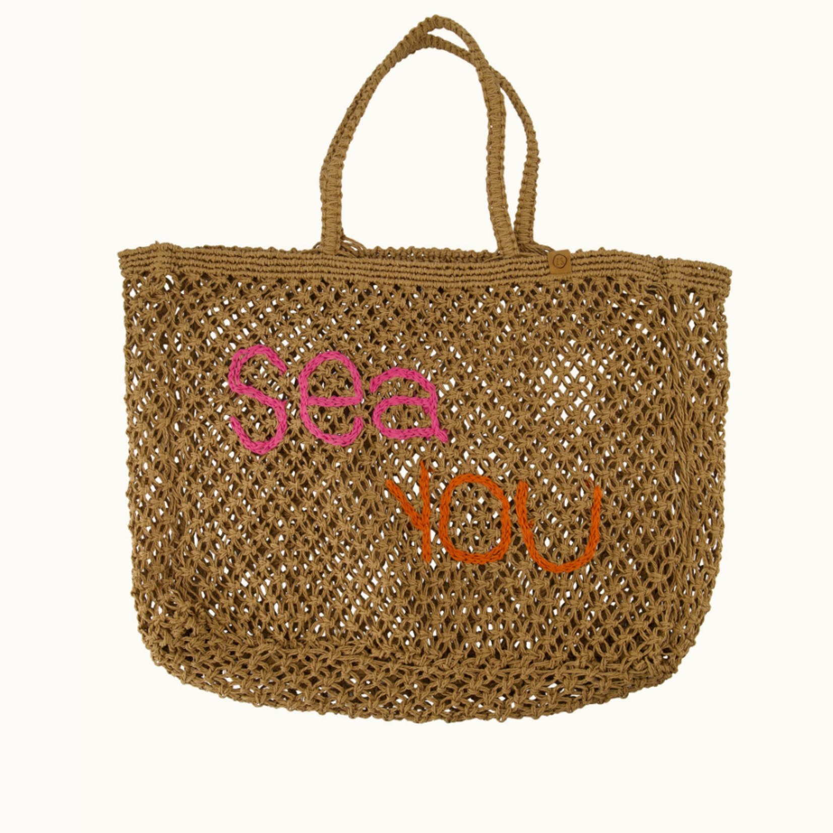 ZUSSS ZUSSS - Shopper met borduur sea you
