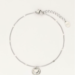 MY JEWELLERY MY JEWELLERY - Unconditional love bracelet "hammered heart" zilver