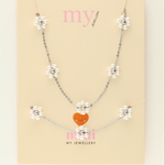 MY JEWELLERY MY JEWELLERY - Kinder giftbox bloemen ketting & armband zilver