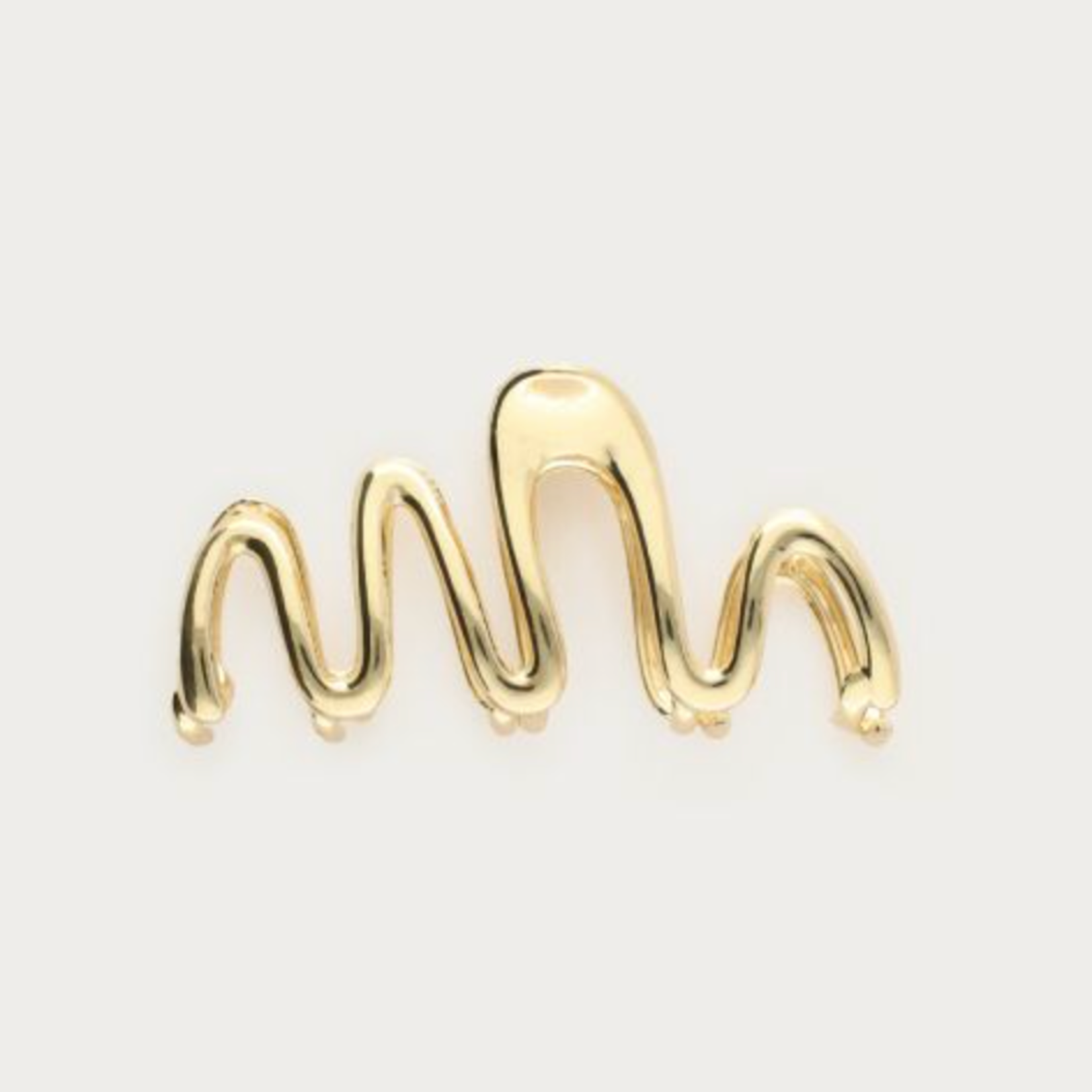 MY JEWELLERY MY JEWELLERY - Goudkleurige haarclip met twist klein
