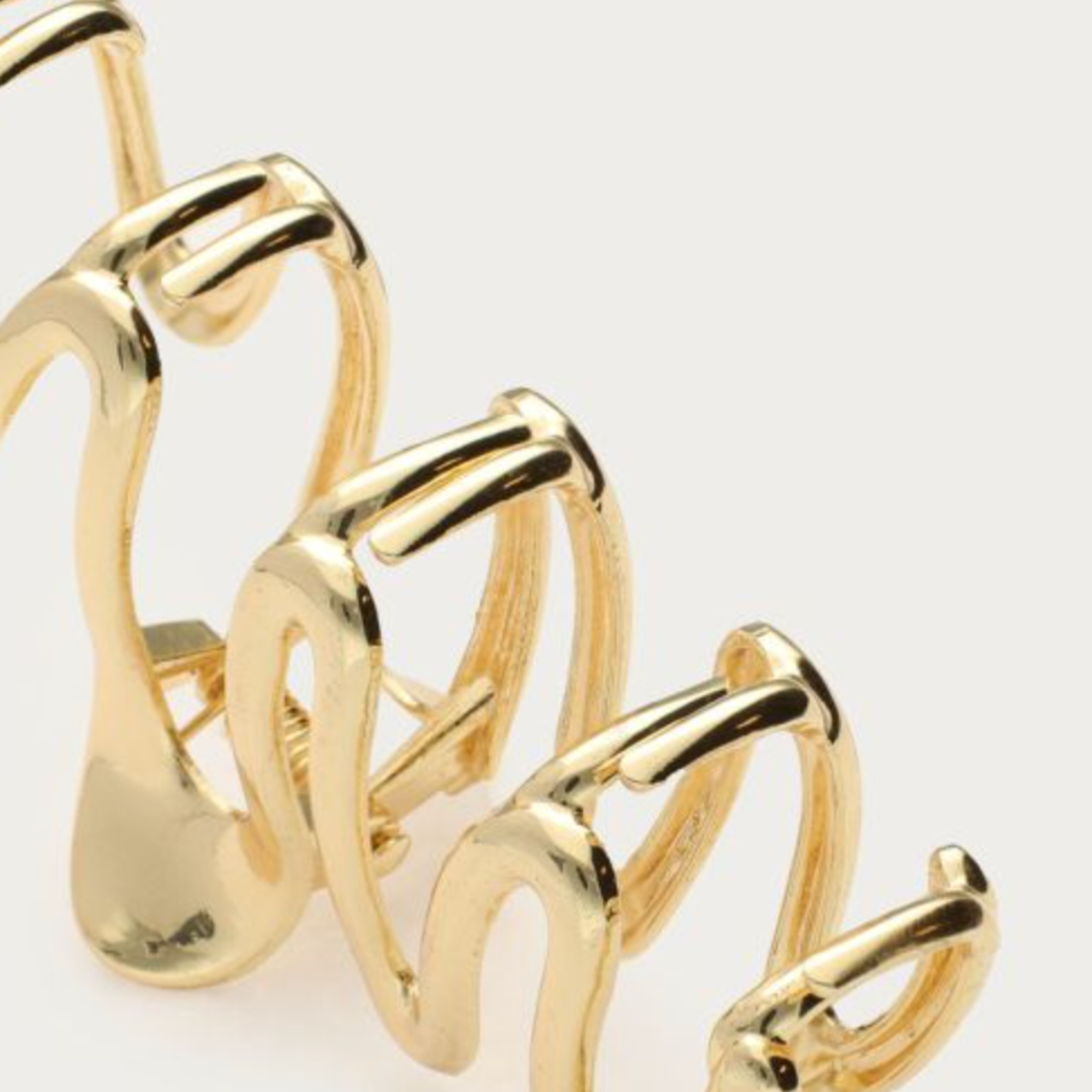MY JEWELLERY MY JEWELLERY - Goudkleurige haarclip met twist klein