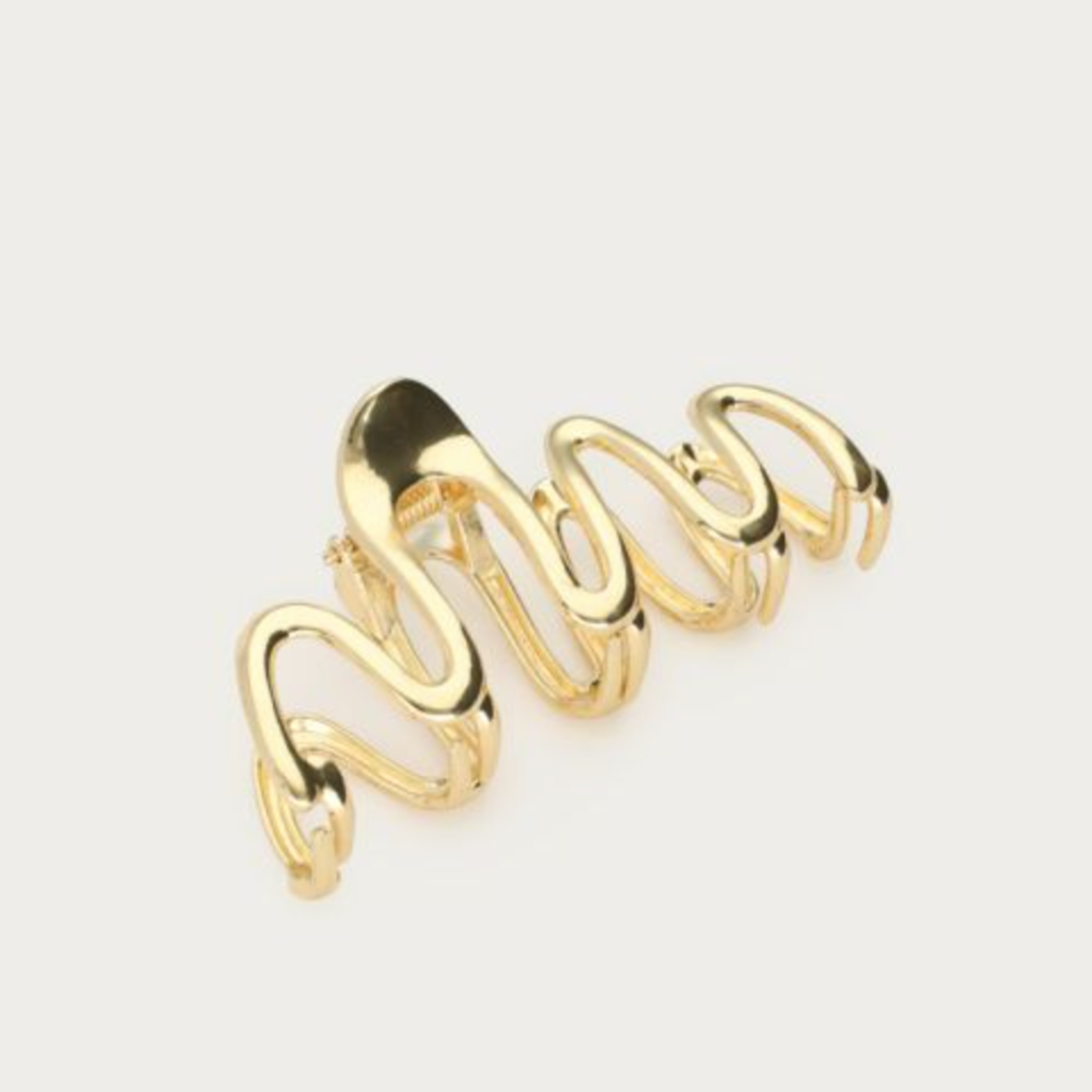 MY JEWELLERY MY JEWELLERY - Goudkleurige haarclip met twist klein