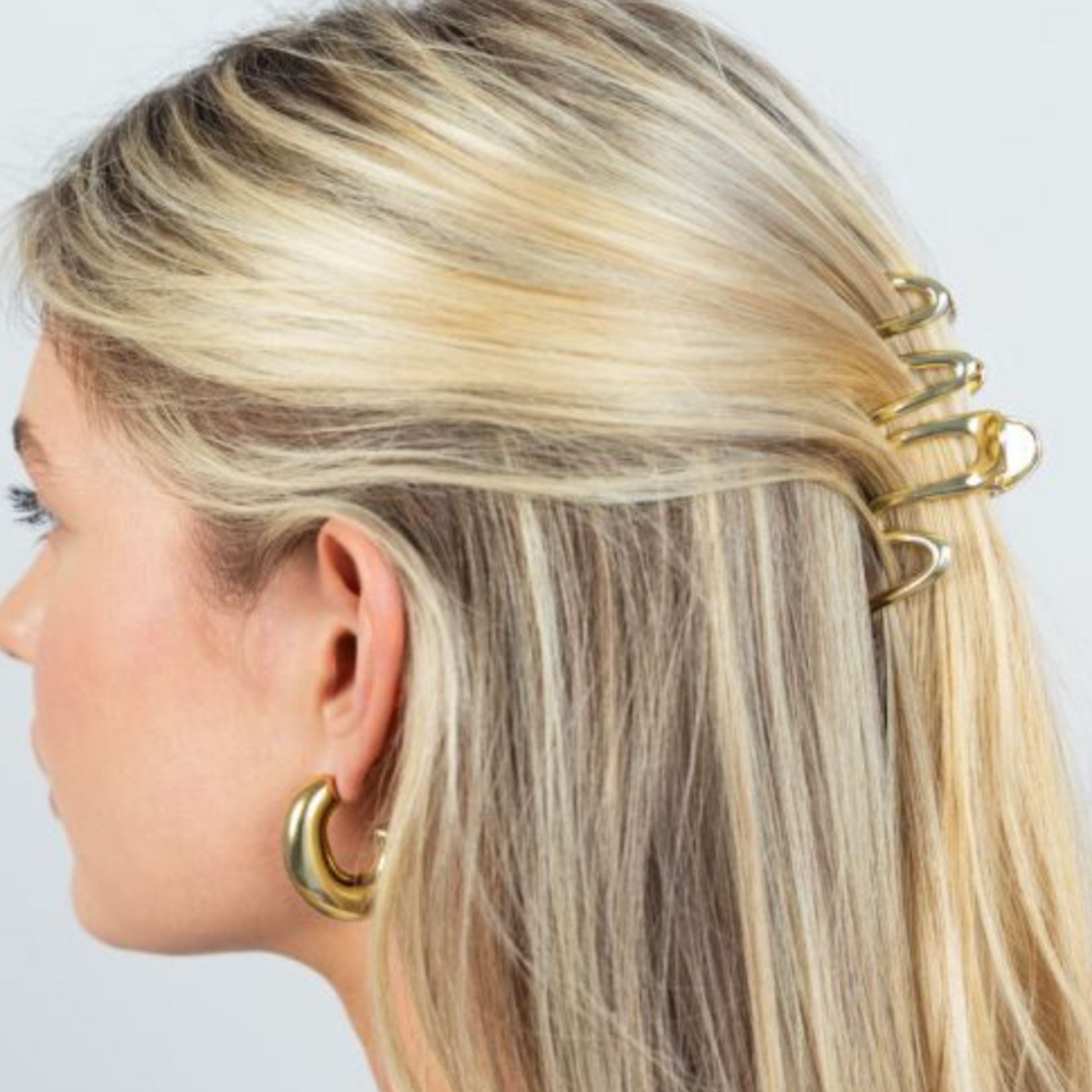 MY JEWELLERY MY JEWELLERY - Goudkleurige haarclip met twist klein