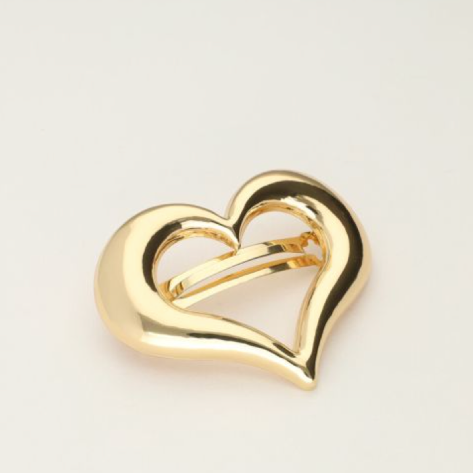 MY JEWELLERY MY JEWELLERY - Goudkleurige haarspeld met open hart
